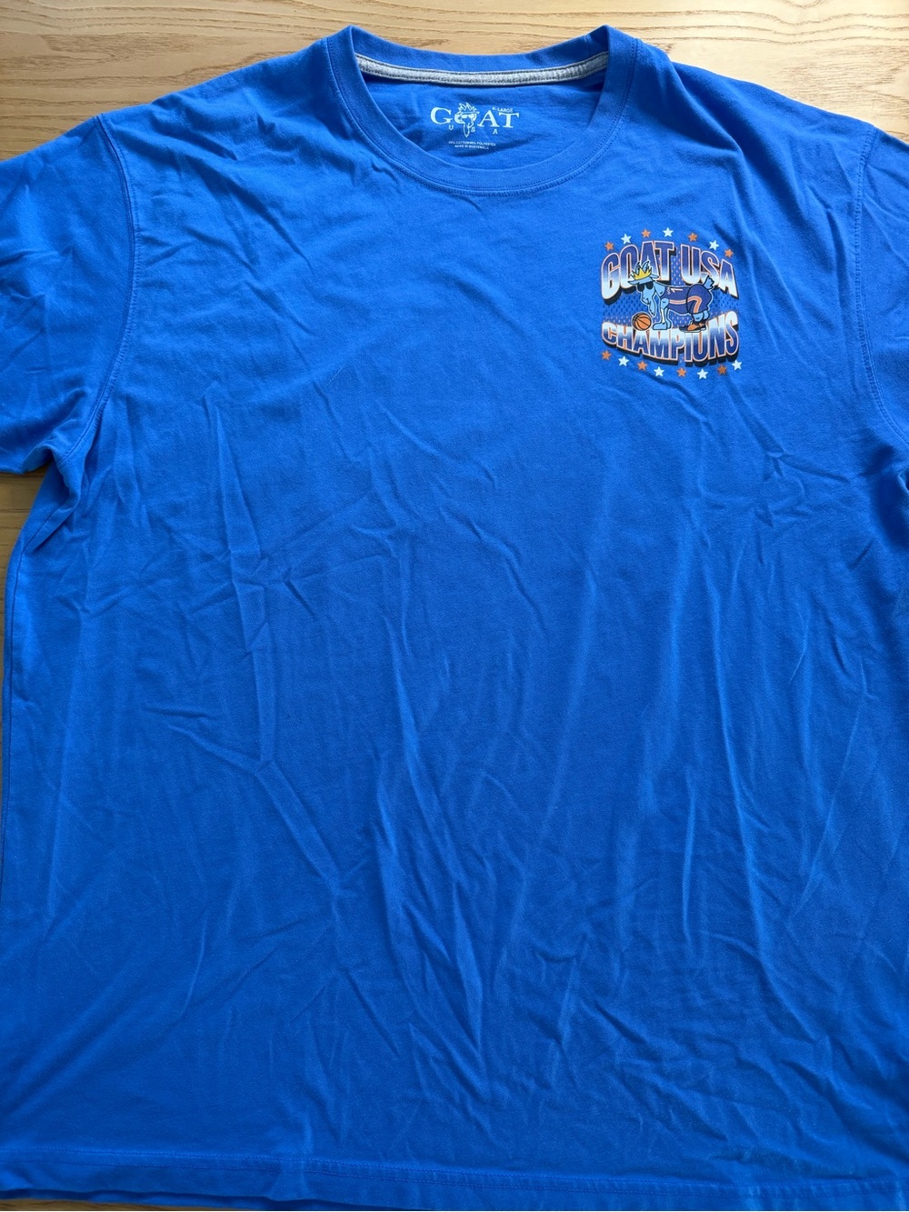 GOAT USA Champions Short-Sleeve Crew Tee in Blue